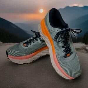 Hoka One One W Bondi 7 Blue Haze Running Shoes Women’s US 8 1110519 BHBI